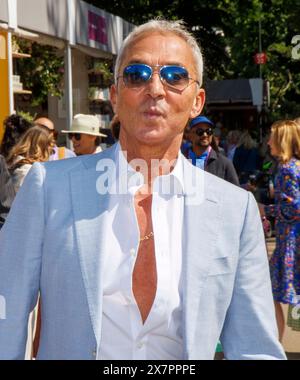 Bruno Tonioli, personaggio televisivo italo-britannico, coreografo e ballerino. Un giudice su Strictly and Britain's Got Talent al Chelsea Flower SH. Foto Stock