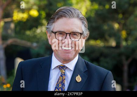 Keith Weed, presidente e presidente della Royal Horticultural Society, al Chelsea Flower Show 2024. Foto Stock