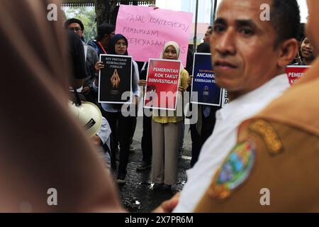 Medan Selayangh, Sumatra settentrionale, Indonesia. 21 maggio 2024. Crediti: ZUMA Press, Inc./Alamy Live News Foto Stock