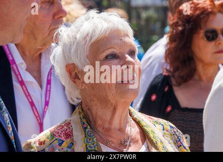 Attrice Dame Judi Dench presso il RHS Chelsea Flower Foto Stock