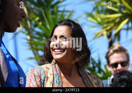 21 maggio 2024, Cannes, Costa azzurra, Francia: SHAHANA GOSWAMI posa durante la photocall "Santosh" al 77° Festival annuale di Cannes al Palais des Festivals di Cannes, Francia (Credit Image: © Mickael Chavet/ZUMA Press Wire) SOLO PER USO EDITORIALE! Non per USO commerciale! Foto Stock