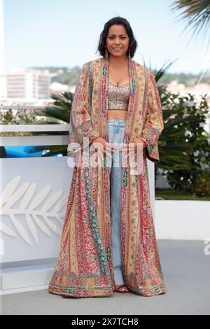 CANNES, FRANCIA - 21 MAGGIO: Shahana Goswami al "Santosh" photocall alla 77esima edizione del Festival di Cannes al Palais des Festivals il 21 maggio 2024 a Cannes, Francia. CAP/GOL ©GOL/Capital Pictures Foto Stock