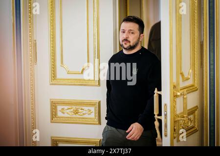 Kiev, Ucraina. 21 maggio 2024. Volodymyr Selenskyj, Presidente dell'Ucraina. Kiev, 21 maggio 2024. Fotografato per conto del Federal Foreign Office Credit: dpa/Alamy Live News Foto Stock