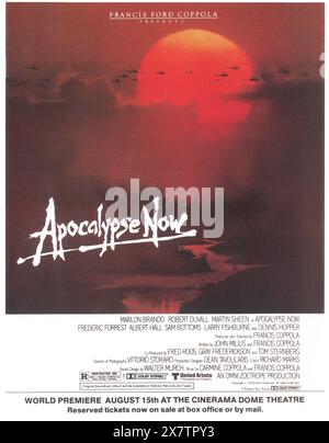 1979 poster del film Apocalypse Now, diretto da Francis Ford Coppola Foto Stock