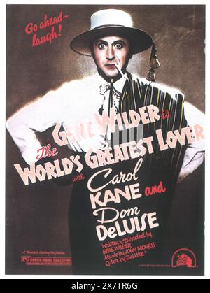 1977 poster del film The World's Greatest Lover, regista: Gene Wilder Foto Stock