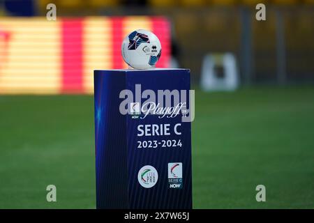 Benevento, Italia. 21 maggio 2024. Il pallone di serie C 2023/24 in azione durante la partita di calcio di Lega Pro Benevento vs Torres. Crediti: Mario Taddeo/Alamy Live News Foto Stock