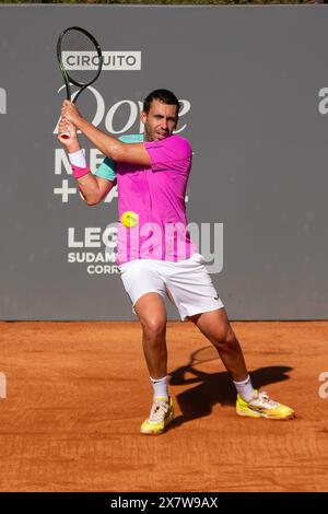 Carlos Gomez Herrera (España) - ATP Challenger Tour Corrientes, dove Men Care Legion Sudamericana. Foto Stock