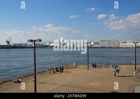 L'Osaka Acquario Kaiyukan di Osaka in Giappone JP Foto Stock