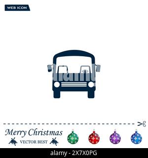 Icona di autobus Illustrazione Vettoriale