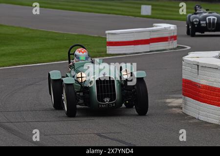 Bobby Verdon-Roe, HWM-Jaguar, Peter Collins Trophy, una gara di venticinque minuti per le auto Sports Racing che di solito competono Foto Stock