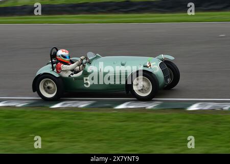Bobby Verdon-Roe, HWM-Jaguar, Peter Collins Trophy, una gara di venticinque minuti per le auto Sports Racing che di solito competono Foto Stock