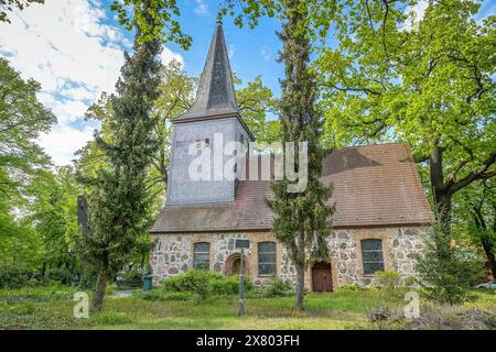 Dorfkirche Alt-Wittenau, Reinickendorf, Berlino, Deutschland *** Alt Wittenau Village Church, Reinickendorf, Berlino, Germania Foto Stock