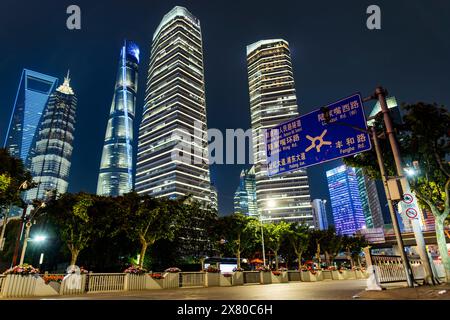 Shanghai, Chine. 21 maggio 2024. Illustrazione città di Shanghai durante l'ePrix di Shanghai 2024, ottavo incontro del Campionato del mondo di Formula e ABB FIA 2023-24, sul circuito Internazionale di Shanghai dal 24 al 26 maggio 2024 a Shanghai, Cina - foto Julien Delfosse/DPPI credito: DPPI Media/Alamy Live News Foto Stock