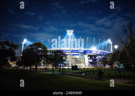 Melbourne, Victoria, Australia. 22 maggio 2024. MELBOURNE, AUSTRALIA - 22 MAGGIO: Il Tottenham Hotspur gioca al Newcastle United durante la settimana globale di calcio al Melbourne Cricket Ground il 22 maggio 2024 a Melbourne, Australia (immagine di credito: © Chris Putnam/ZUMA Press Wire) SOLO PER USO EDITORIALE! Non per USO commerciale! Foto Stock