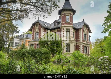 Denkmalgeschützte Villa Margarete, Hohenzollernstraße 2, Zehlendorf, Bezirk Steglitz-Zehlendorf, Berlino, Germania Foto Stock