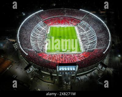 Vista aerea dello stadio della squadra di calcio "River Plate", noto anche come stadio Antonio Vespucio Liberti. ("il Monumentale") Foto Stock