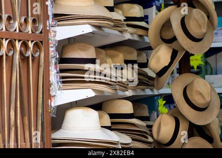 Tradizionale cappello colombiano chiamato aguadeno Foto Stock