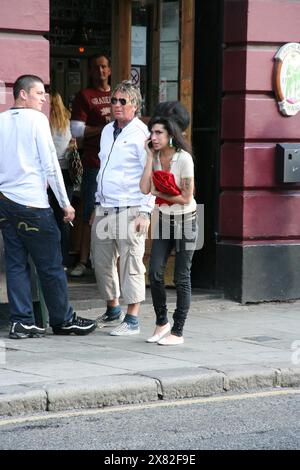 Amy Winehouse al pub Hawley Arms di Camden 2007 Foto Stock