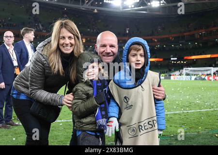 Dublino, Dublino, IRLANDA. 22 maggio 2024. 22/05/2024 suporters atalanta (immagine di credito: © Fabio Sasso/ZUMA Press Wire) SOLO PER USO EDITORIALE! Non per USO commerciale! Crediti: ZUMA Press, Inc./Alamy Live News Foto Stock