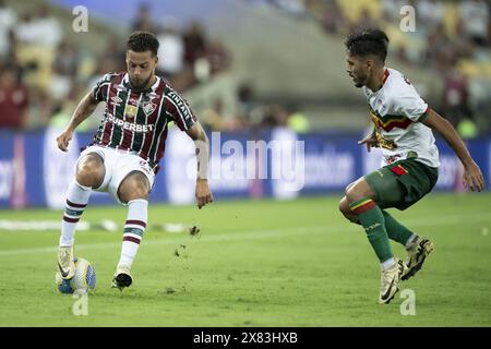 Rio De Janeiro, Brasile. 22 maggio 2024. RJ - RIO DE JANEIRO - 05/22/2024 - COPA DO BRASIL 2024, FLUMINENSE x SAMPAIO CORREA - Fluminense giocatore Guga durante una partita contro il Sampaio Correa allo stadio Maracana per il campionato Copa do Brasil 2024. Foto: Jorge Rodrigues/AGIF credito: AGIF/Alamy Live News Foto Stock