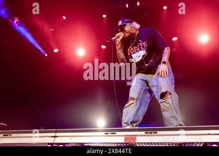 Madison, Stati Uniti. 21 maggio 2024. Jon Lundin di Point North al Sylvee il 21 maggio 2024, a Madison, Wisconsin (foto di Daniel DeSlover/Sipa USA) credito: SIPA USA/Alamy Live News Foto Stock