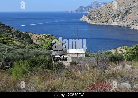 Ieranto - Scorcio della casa colonica del fai Foto Stock