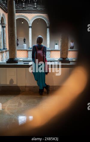 Il Museo Pablo Gargallo apre le sue porte gratuitamente durante la giornata Internazionale del Museo, Saragozza, Spagna Foto Stock