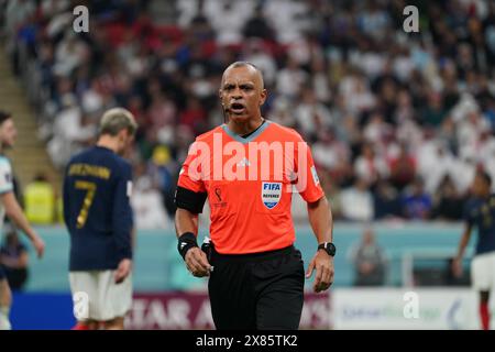 Doha, Qatar. decimo. Dicembre 2022. Wilton Sampaio durante la partita tra Francia e Inghilterra, quarti di finale, Coppa del mondo FIFA Qatar 2022. Foto Stock