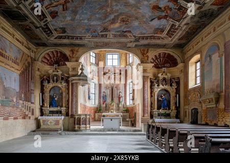 Cappella, Abbazia di Saben (Monastero di Sabiona), chiusa, alto Adige, alto Adige, alto Adige, Italia Foto Stock