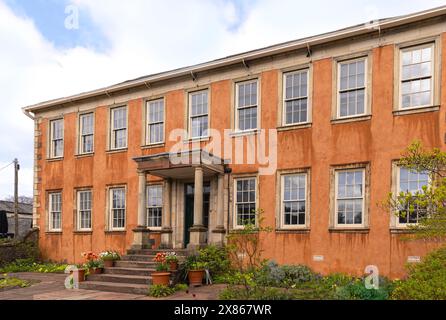 Wordsworth House, Cockermouth, Cumbria, Inghilterra, luogo di nascita e casa d'infanzia del poeta del XVIII secolo William Wordsworth e di sua sorella Dorothy. Foto Stock