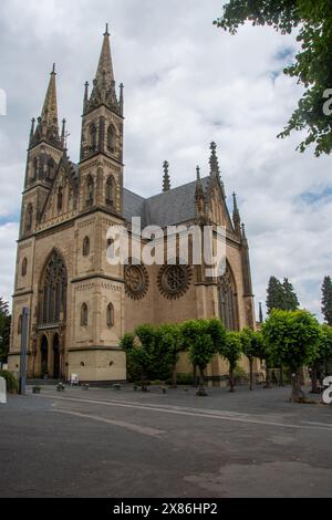 La chiesa di Sant'Apollinare a Remagen Foto Stock