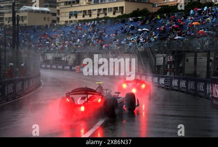 Monaco, Francia. 23 maggio 2024. © PHOTOPQR/NICE MATIN/Jean Francois Ottonello ; Monaco ; 23/05/2024 ; 81e Grand Prix de Monaco - Essaid libres formule 2 - - Formula 1 Grand Prix de Monaco 2024 a Monte Carlo (MC), maggio 23-26 2024 crediti: MAXPPP/Alamy Live News Foto Stock