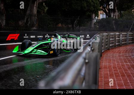 05 MALONY Zane (bar), Rodin Motorsport, Dallara F2 2024, azione durante la 5a prova del Campionato FIA di Formula 2 2024 dal 23 al 26 maggio 2024 sul circuito di Monaco, a Monaco - foto Eric Alonso / DPPI Foto Stock
