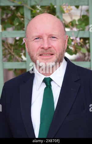 Hay Festival, Hay on Wye, Powys, Galles, Regno Unito – giovedì 23 maggio 2024 – giorno di apertura di questo anno Hay Festival – Liam Byrne MP ( Labour ) al Hay Festival per discutere il suo libro The inequality of Wealth - Photo Steven May / Alamy Live News Foto Stock