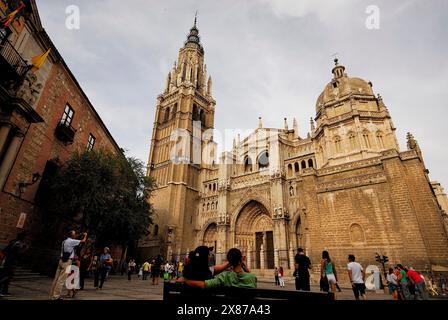 Cattedrale di Santa Maria di Toledo, Castilla la Mancha, Spagna Foto Stock