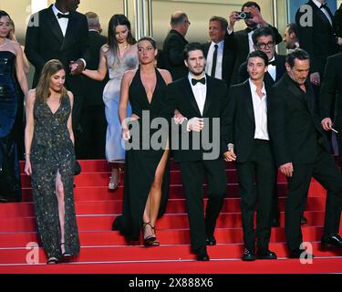 Cannes, Francia. 23 maggio 2024. Cannes, 77° Festival di Cannes 2024, film "l'Amour Ouf" nella foto: Adèle Exarchopoulos, Francesco credito civile: Agenzia fotografica indipendente/Alamy Live News Foto Stock