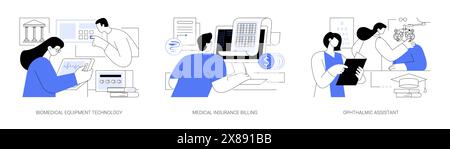 I certificati di competenza illustrazioni vettoriali dei cartoni animati isolate se Illustrazione Vettoriale