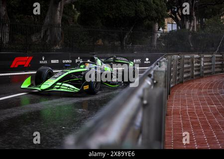 Monaco, 22/05/2024, 05 MALONY Zane (bar), Rodin Motorsport, Dallara F2 2024, azione durante la 5a prova del Campionato FIA di Formula 2 2024 dal 23 al 26 maggio 2024 sul circuito di Monaco, a Monaco Foto Stock