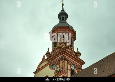 Chiesa di Santa Maria nel centro storico di Gengenbach, Valle Kinzig, Ortenau. Baden Wuerttemberg, Germania, Europa Foto Stock
