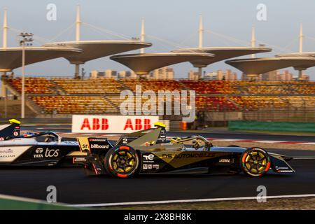 02 VANDOORNE Stoffel (bel), DS Penske, DS e-Tense FE23, azione durante l'ePrix di Shanghai 2024, ottavo incontro del Campionato Mondiale ABB FIA Formula e 2023-24, sul circuito Internazionale di Shanghai dal 24 al 26 maggio 2024 a Shanghai, Cina - foto Julien Delfosse / DPPI Foto Stock