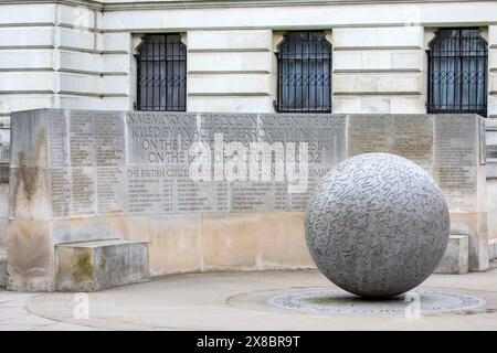 Londra, Regno Unito - 18 marzo 2024: Il toccante Bali Bombarings Memorial a Clive Steps a Londra, Regno Unito. Foto Stock