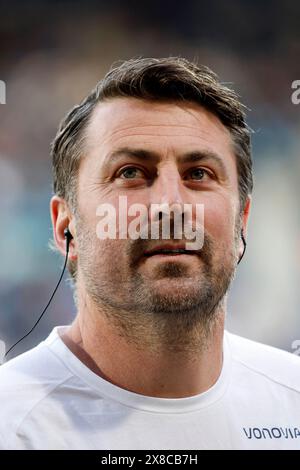 Bochum, Deutschland, 1. Fußball - BL, retrocessione, Hinspirel VFL Bochum: Fortuna Düsseldorf 0-3 ore 23 05. 2024 im Vonovia Ruhrstadion in Bochum Trainer Heiko BUTSCHER (VFL) foto: Norbert Schmidt, Düsseldorf Foto Stock