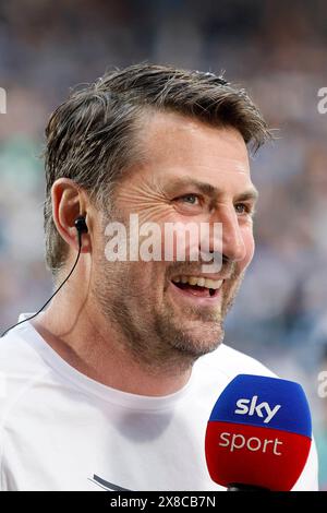 Bochum, Deutschland, 1. Fußball - BL, retrocessione, Hinspirel VFL Bochum: Fortuna Düsseldorf 0-3 ore 23 05. 2024 im Vonovia Ruhrstadion in Bochum Trainer Heiko BUTSCHER (VFL) foto: Norbert Schmidt, Düsseldorf Foto Stock