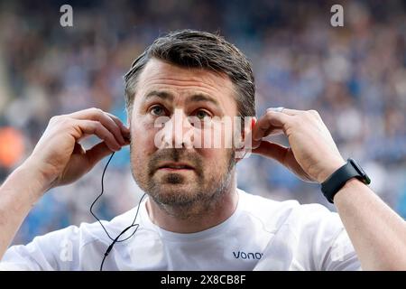 Bochum, Deutschland, 1. Fußball - BL, retrocessione, Hinspirel VFL Bochum: Fortuna Düsseldorf 0-3 ore 23 05. 2024 im Vonovia Ruhrstadion in Bochum Trainer Heiko BUTSCHER (VFL) foto: Norbert Schmidt, Düsseldorf Foto Stock