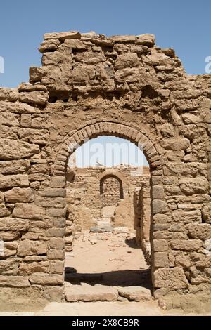 Monastero di San Simeone, fondata nel VII secolo, Aswan, Egitto Foto Stock