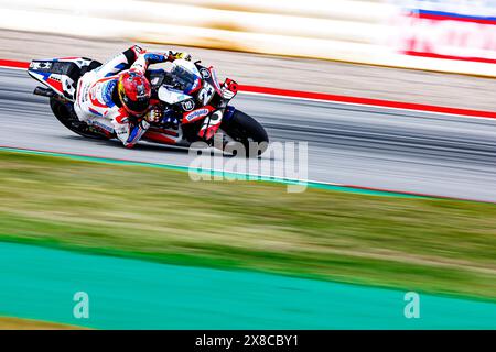 Circuito di Barcellona, Barcellona, Catalogna, Spagna. 24 maggio 2024. 2024 MotoGP di Catalunya Practice Day; numero 25 pilota Trackhouse Racing Raul Fernandez durante le prove 1 del Catalunya MotoGP Credit: Action Plus Sports/Alamy Live News Foto Stock