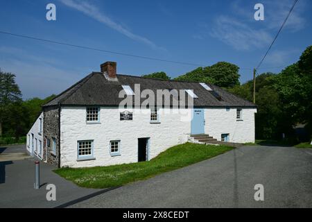 Melin Tregwynt Mill vicino Abermawr, Pembrokeshire, Galles, Regno Unito Foto Stock