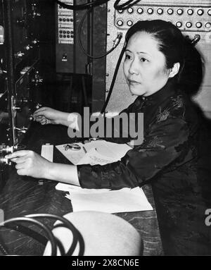 Chien-Shiung Wu. Ritratto del fisico cinese-americano, Chien-Shiung Wu (1912-1997) c. 1963 Foto Stock