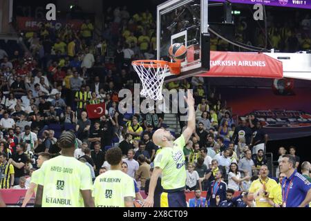 Berlino, Germania, 24 maggio, 2024. Durante il match tra Panathinaikos e Fenerbahce. Turkish Airlines Euroliga Final Four Berlin 2024. Crediti: Fabideciria/Alamy Live News Foto Stock