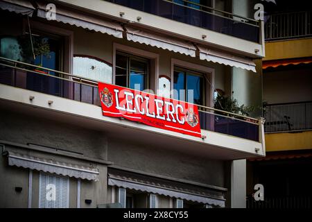 Monaco, Principato di Monaco. 24 maggio 2024. Bandiera durante il GP di Monaco, 23-26 maggio 2024 Montecarlo, campionato del mondo di Formula 1 2024. Credito: Agenzia fotografica indipendente/Alamy Live News Foto Stock